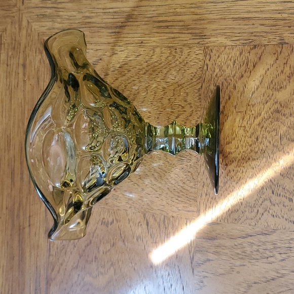 Imperial Glass Verde Provincial Compote 💚 - Picture 4 of 7